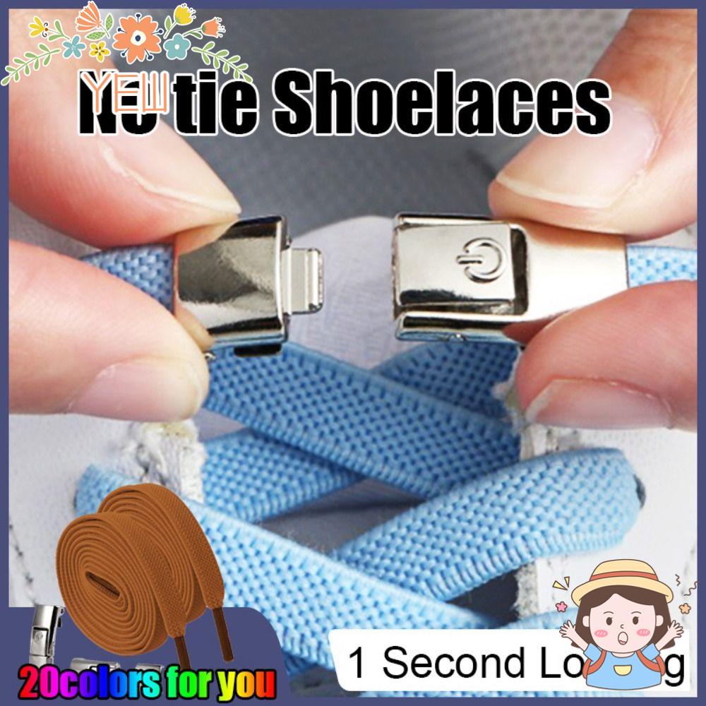 Dây Buộc Giày Co Giãn 1 Giây Tiện Dụng Cho Người Lớn Và Trẻ Em