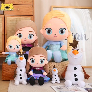 Búp Bê Nhồi Bông Hình Công Chúa Anna Elsa Anna Disney