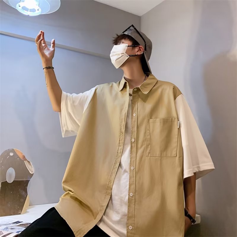 Áo Ba Lỗ Giả Hai Lớp In Chữ You First Love Laowang Waffle Phong Cách Nhật Bản Trẻ Trung Dành Cho Nam