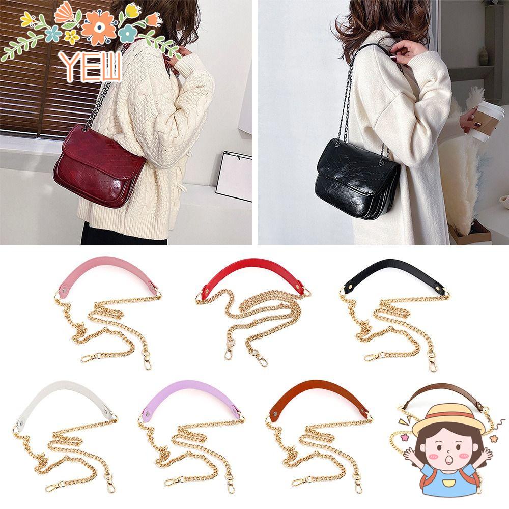 Dây Đeo Túi Xách Bằng Kim Loại Mạ Vàng Thời Trang Có Thể Tháo Rời