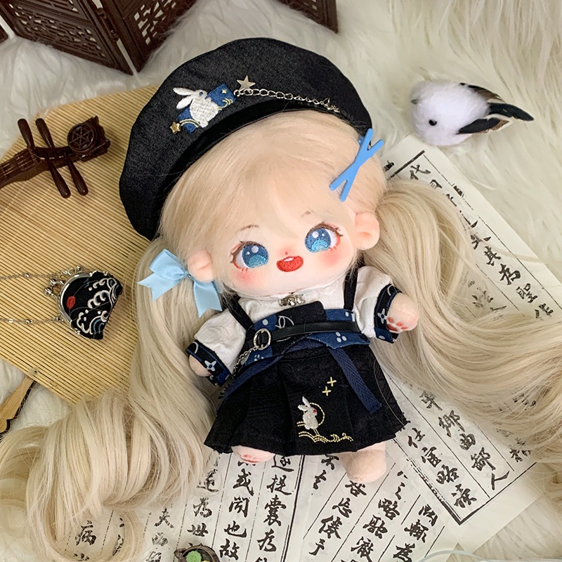 Búp Bê Vải Cotton 20cm Phong Cách Trung Hoa Cổ Điển Dễ Thương Xinh Xắn