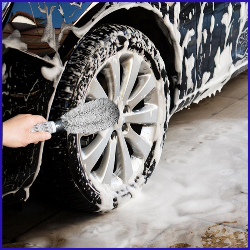 Bộ 2 Bàn Chải Vệ Sinh Bánh Xe Hơi Đa Năng Tiện Dụng