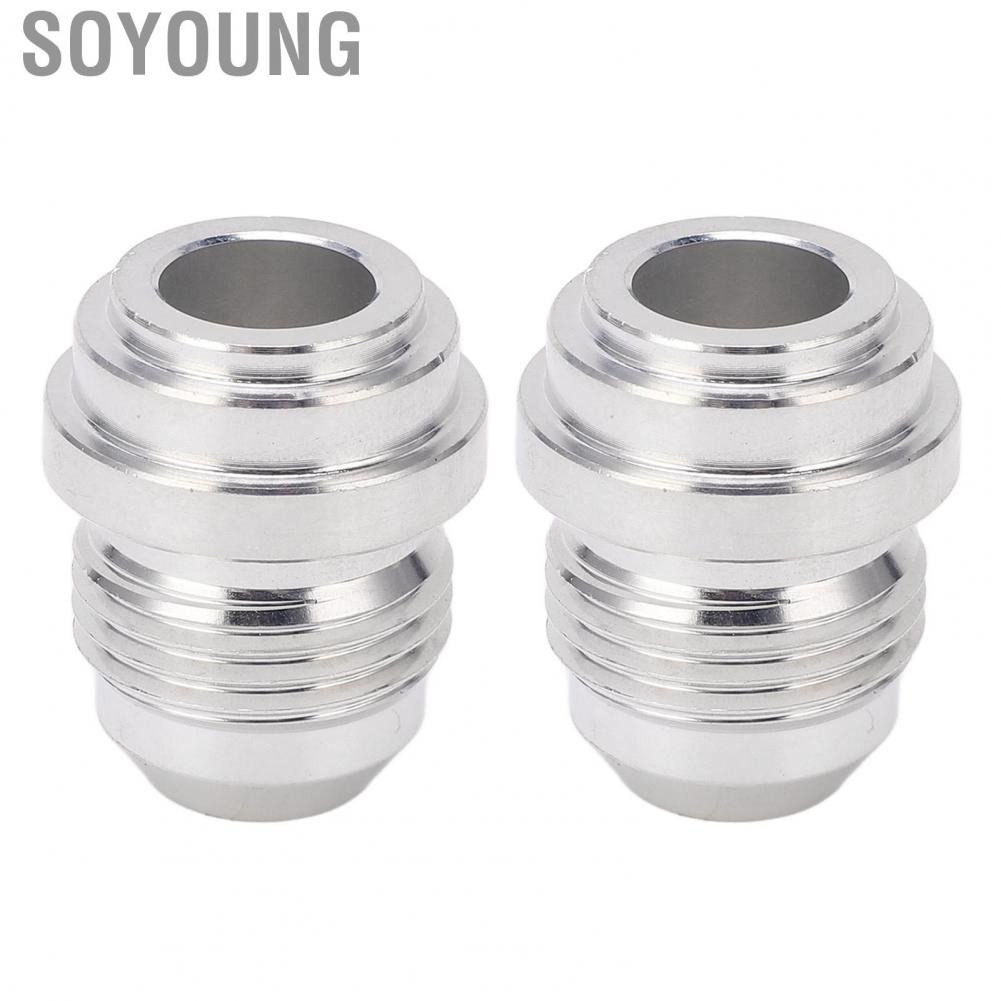 Soyoung Aluminum Alloy Male Billet Easy Locating Welding Universal for Auto Performance Fuel Lines