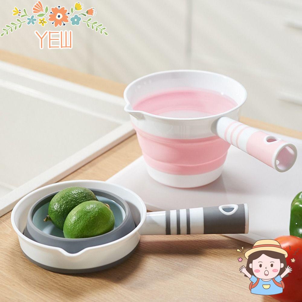 Muỗng Múc Nước Tay Cầm Dài Bằng Nhựa Dày Dặn Có Thể Gập Gọn Tiện Dụng
