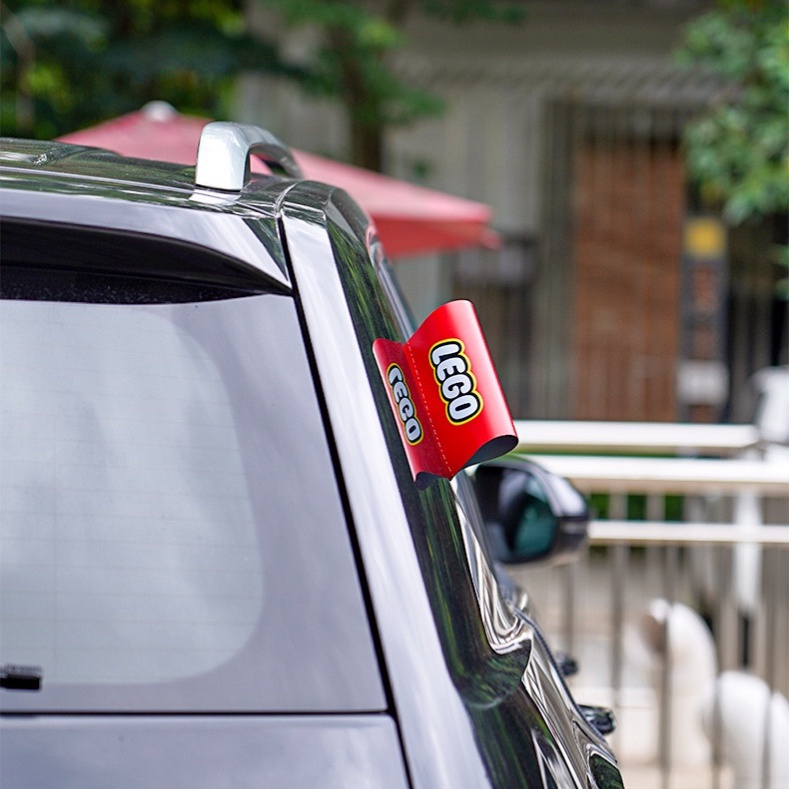 Miếng Dán Trang Trí Xe Hơi Hình Lego Sáng Tạo Độc Đáo