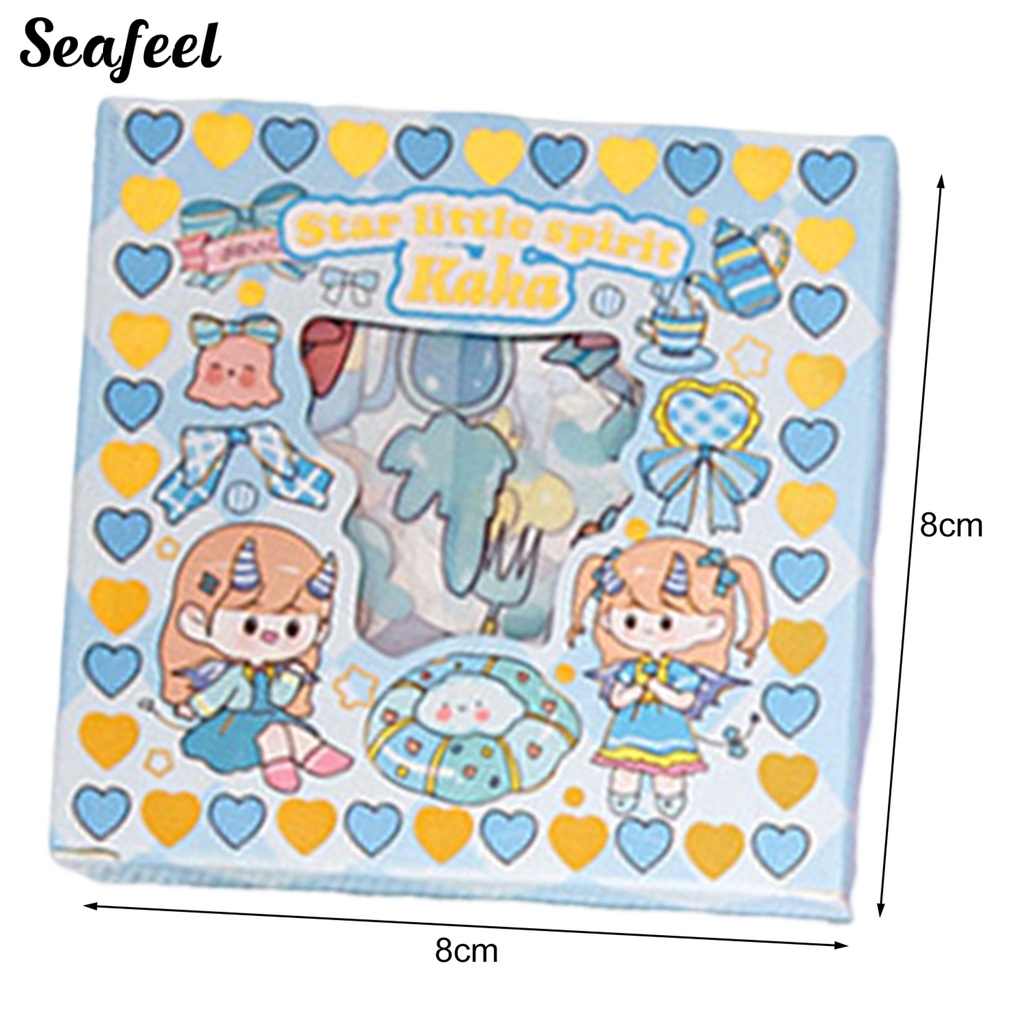 Bộ 100 Nhãn Dán Tự Dính Hình Thú Cưng Hoạt Hình Dễ Thương Có Thể Tháo Gỡ Trang Trí Sổ Tay