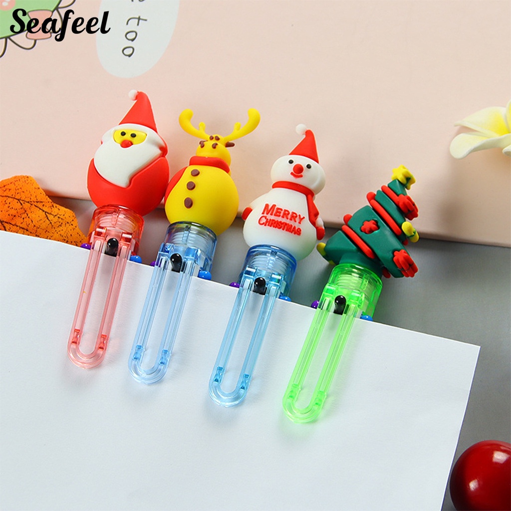 Set 2 Bút Bi 6 Màu Sắc Đáng Yêu