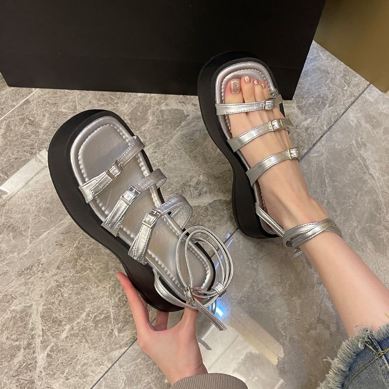Giày Sandal Đế Xuồng Thời Trang Dành Cho Nữ