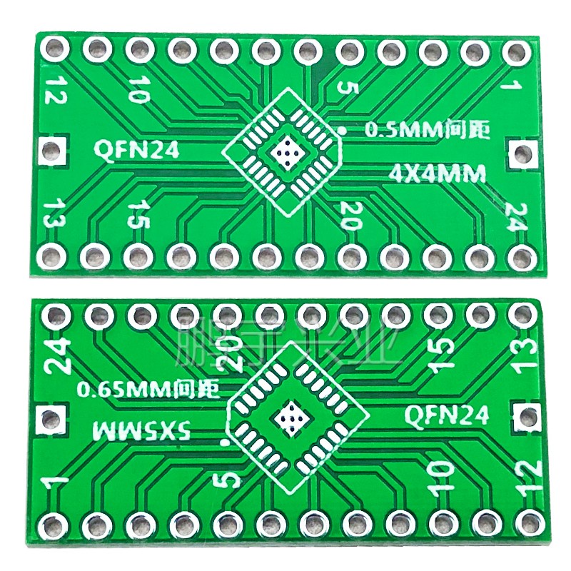 Bảng Mạch Chuyển Đổi Qfn10 16 20 32 44 56 64 QFN Sang 0.5 0.65 0.8 In-Line