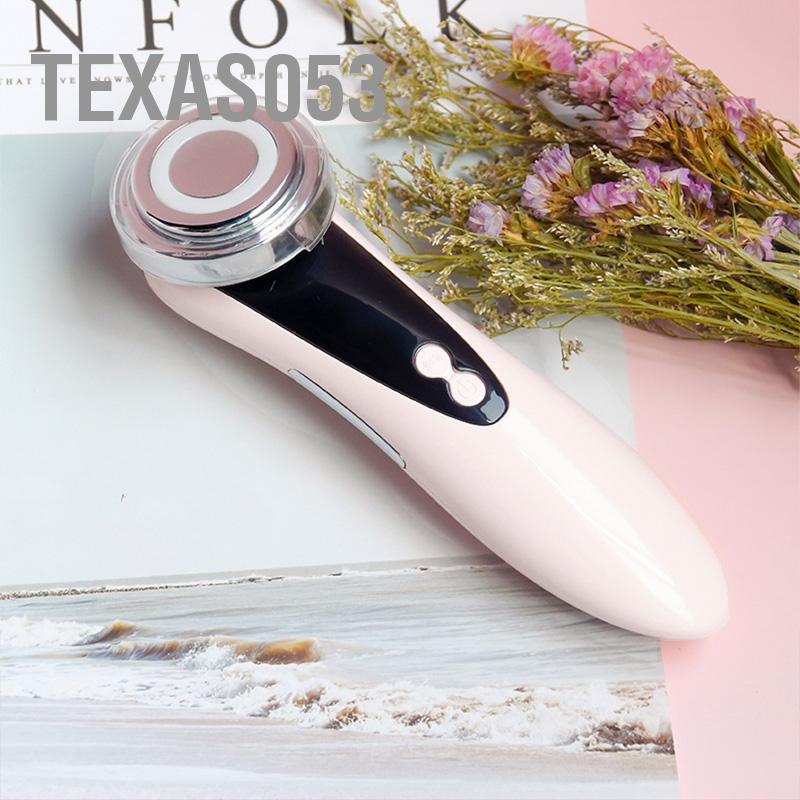 Texas053 Máy nâng cơ làm đẹp da mặt Trẻ hóa tần số vô tuyến mát xa di động có màn hình LED