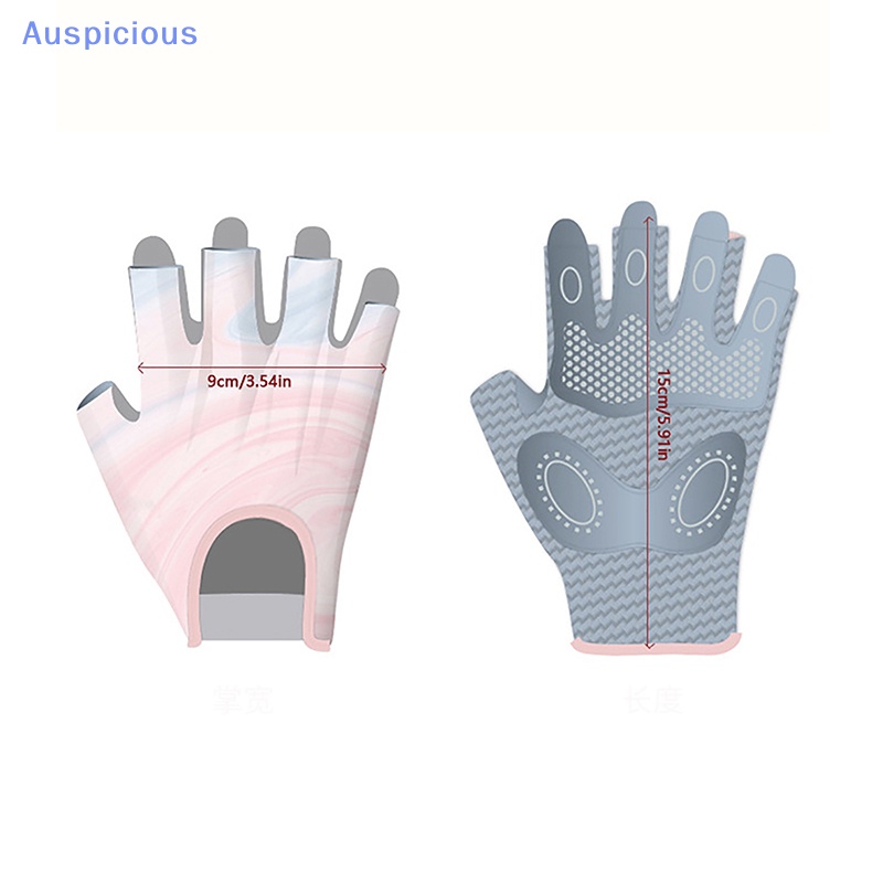 1 Đôi Găng Tay Thể Thao Nửa Ngón Chống Trượt Thoáng Khí