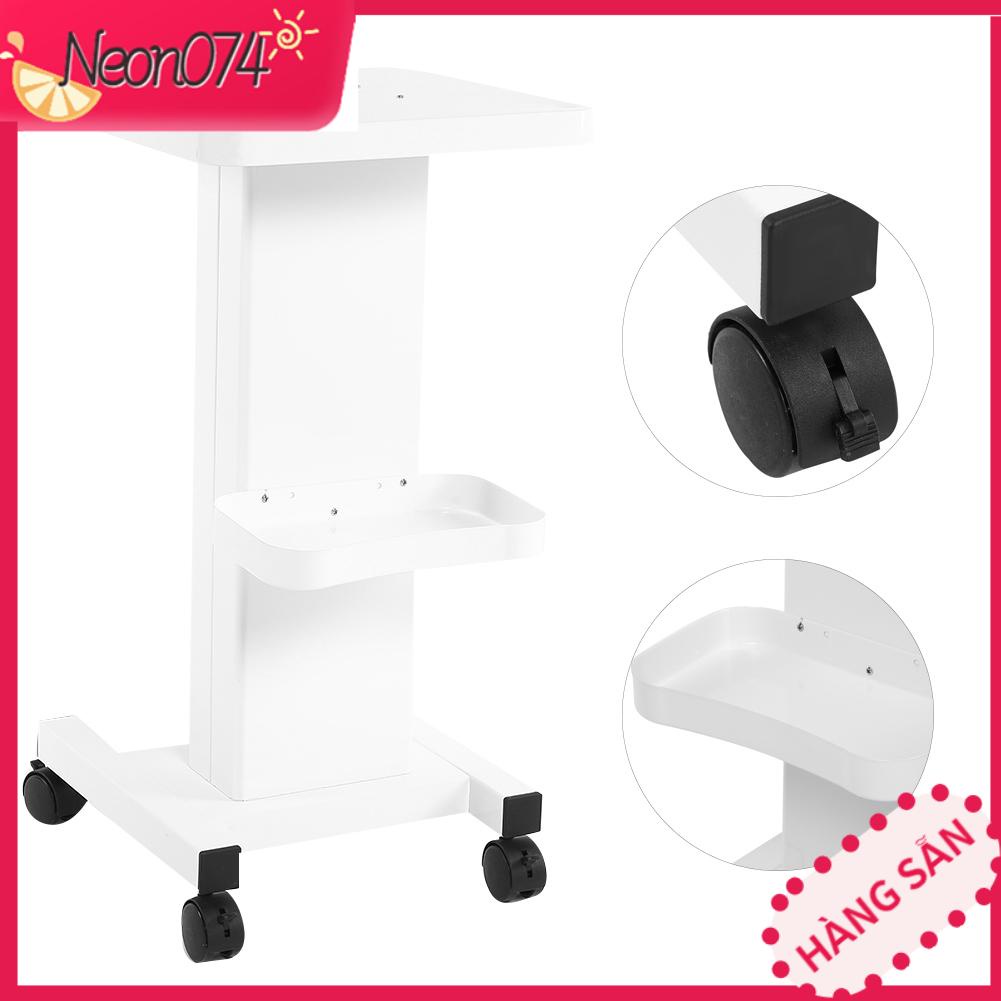 Neon074 Xe đẩy Giỏ treo Bánh xe Máy làm đẹp Hỗ trợ Giá đỡ Salon Home có ổ cắm