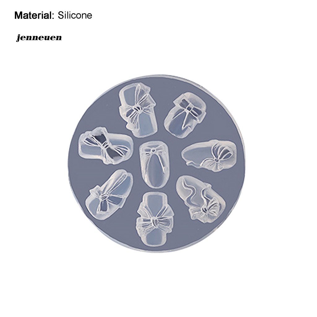 Khuôn Trang Trí Móng Hình Nơ 3D Trọng Lượng Nhẹ Dành Cho Bé Gái