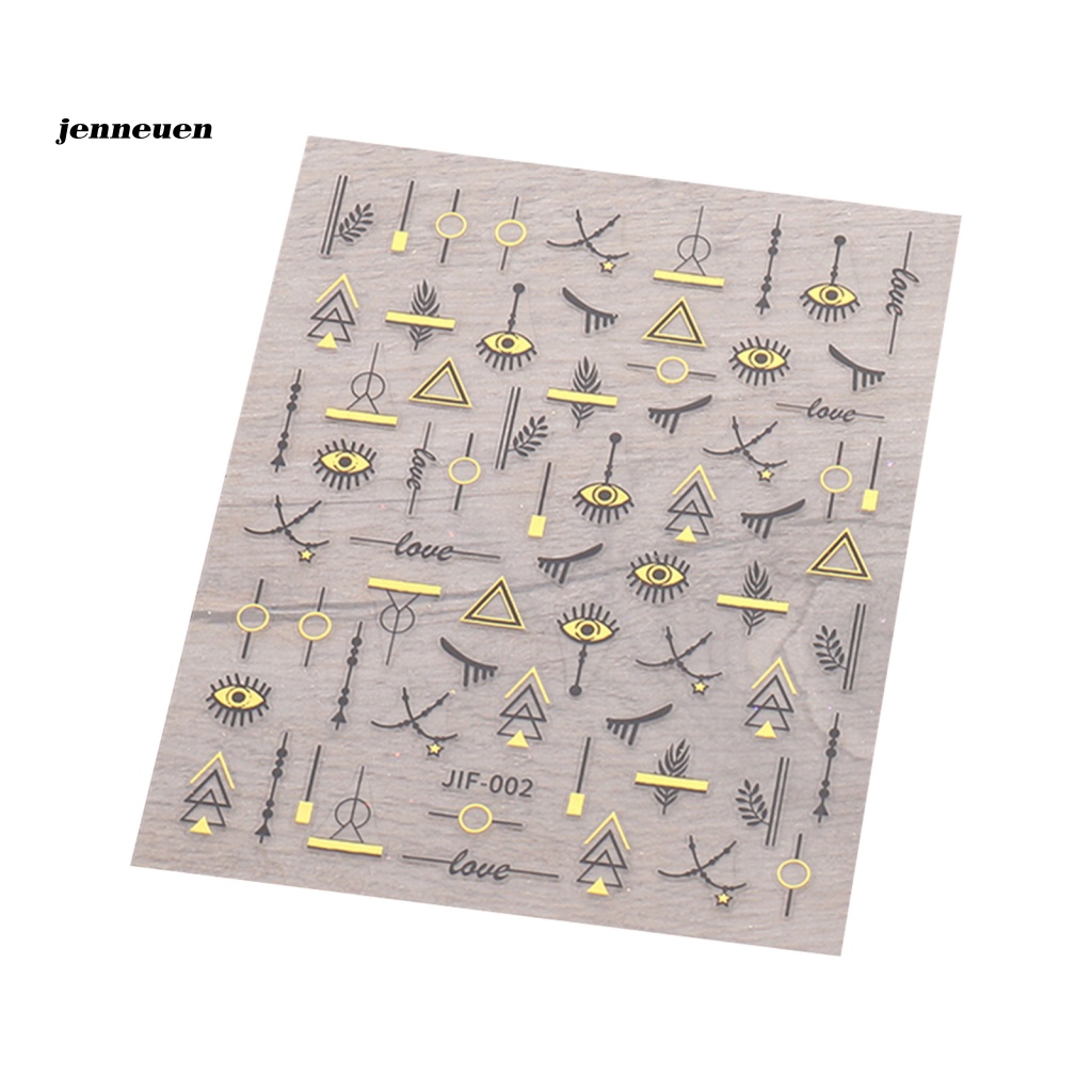 Miếng Dán Trang Trí Móng Tay Hình Ngôi Sao Lấp Lánh