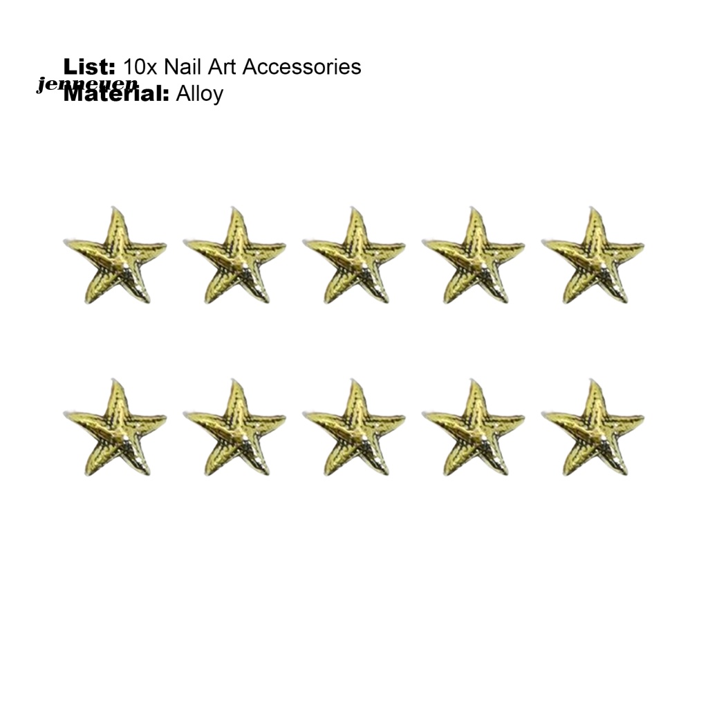 Set 10 Phụ Kiện Trang Trí Móng Tay 3D DIY Phong Cách Retro
