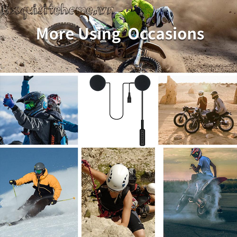 Tai nghe không dây 5.0 Kèm Mic Cho Mũ Bảo Hiểm