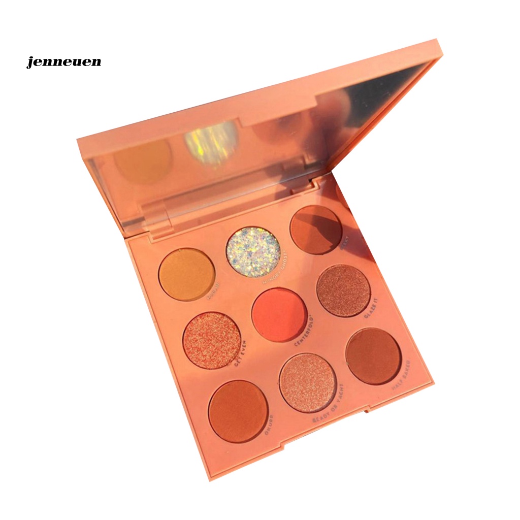 Bảng Phấn Mắt 9 Màu Sắc Tông Lì / Hiệu Ứng Ngọc Trai Không Bay Phấn Cho Nữ