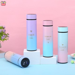 Bình giữ nhiệt thông minh 500ml bằng thép không gỉ có màn hình led hiển thị