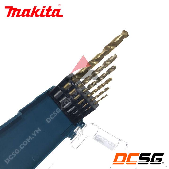 Bộ mũi khoan kim loại Hss-Tin loại kinh tế Makita D-72833  | DCSG