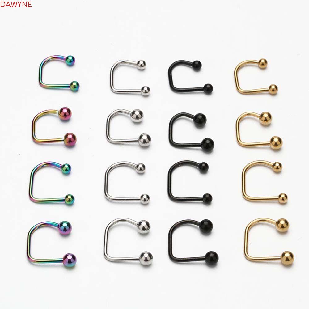 Khuyên Môi Chữ U Bằng Thép Không Gỉ Không Gây Dị Ứng Phong Cách Hàn Quốc Dành Cho Nam Và Nữ