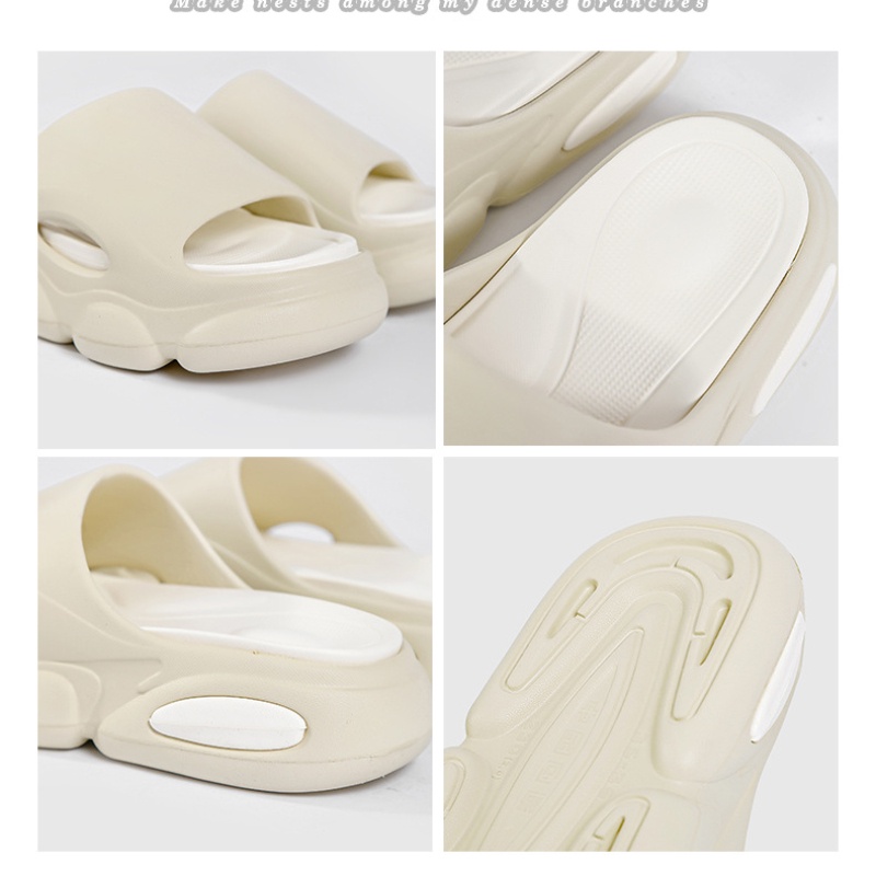 Dép Sandal Đế Dày 4.0 Stepping on Shit Hai Màu Đế Dày Tăng Chiều Cao Mùa Hè Ngoài Trời Cho Nam [Bu