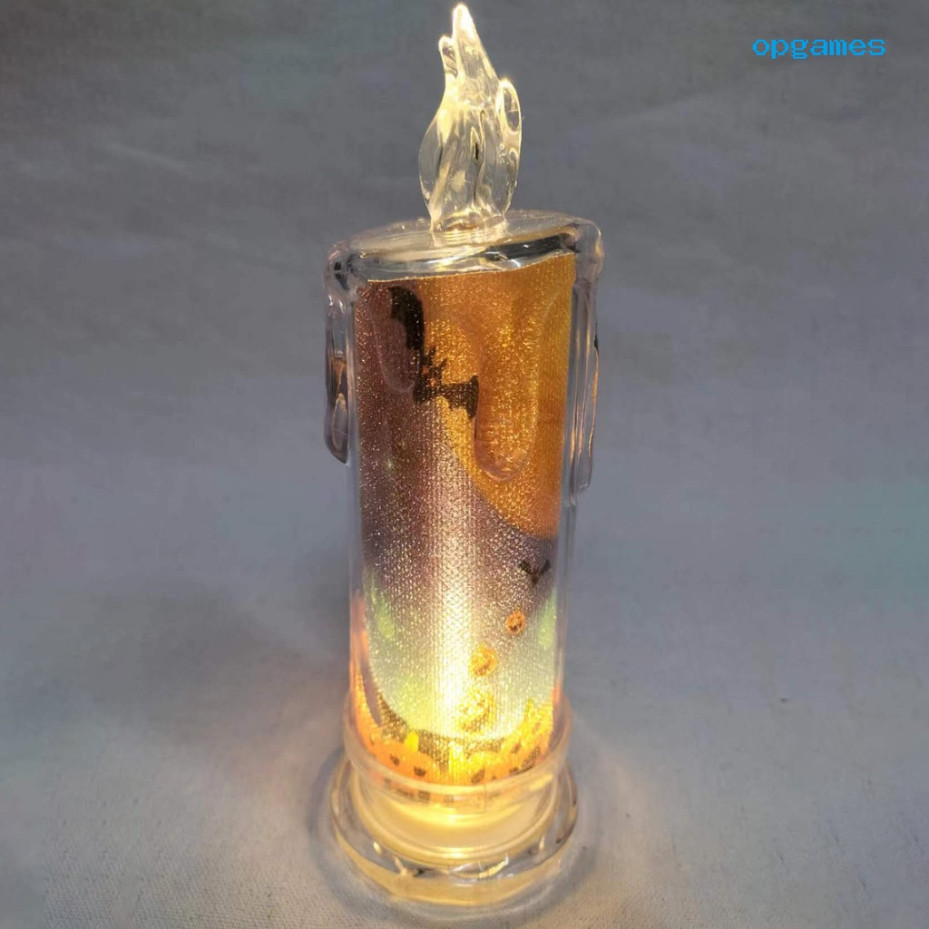 Đèn LED Hình Nến Trang Trí Halloween Độc Đáo