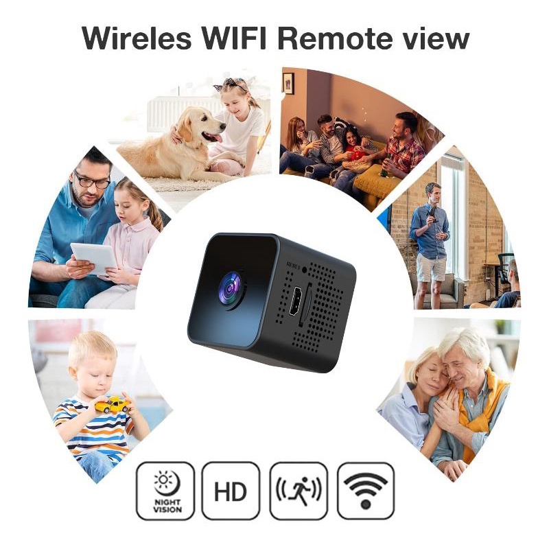 Camera An Ninh Thông Minh X1 Kết Nối WiFi Hỗ Trợ Tầm Nhìn Ban Đêm