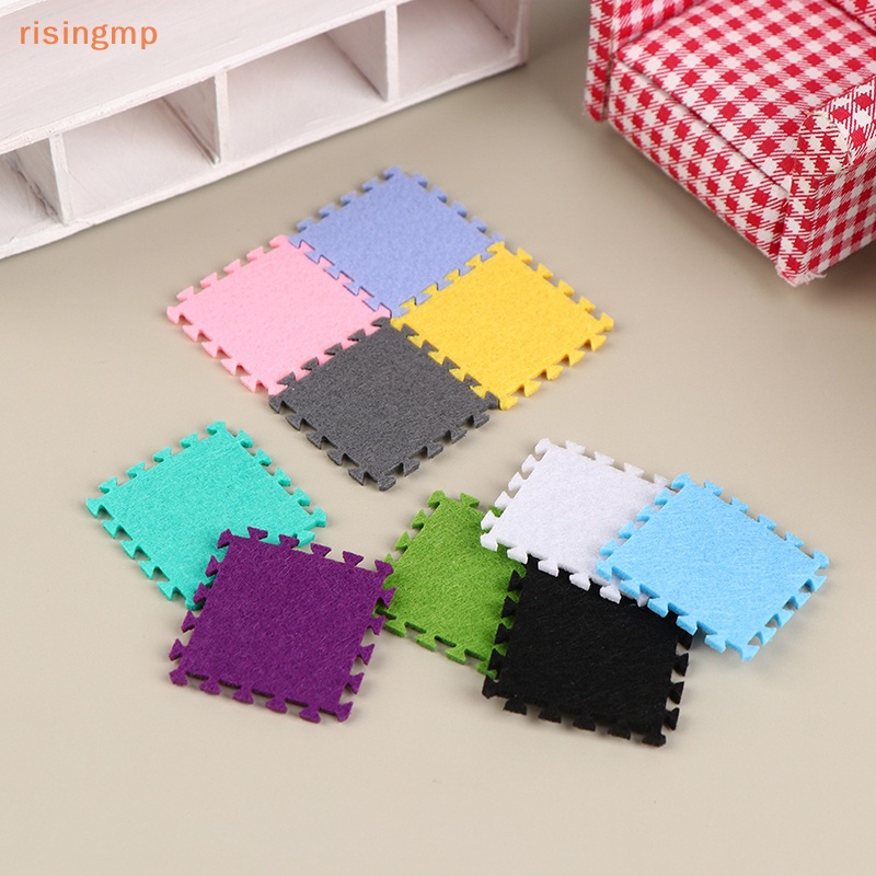 Bộ 6 Thảm Lót Sàn Nhiều Màu Tỉ Lệ 1: 12 Dùng Trang Trí Nhà Búp Bê