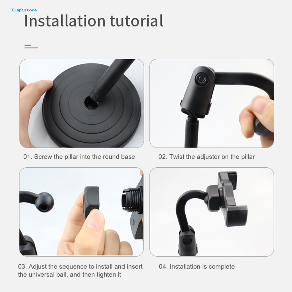 [Xiapistore] Giá Đỡ Điện Thoại Ba Chân Linh Hoạt Để Bàn Có Thể Điều Chỉnh Được