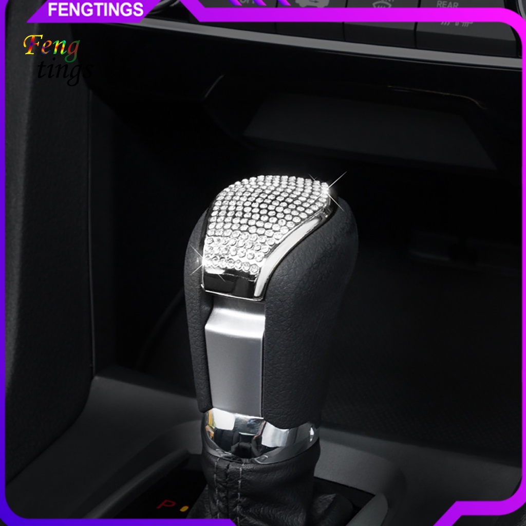 Miếng Dán Núm Gạt Cần Số Xe Hơi Honda Civic 10 Đính Pha Lê Lấp Lánh