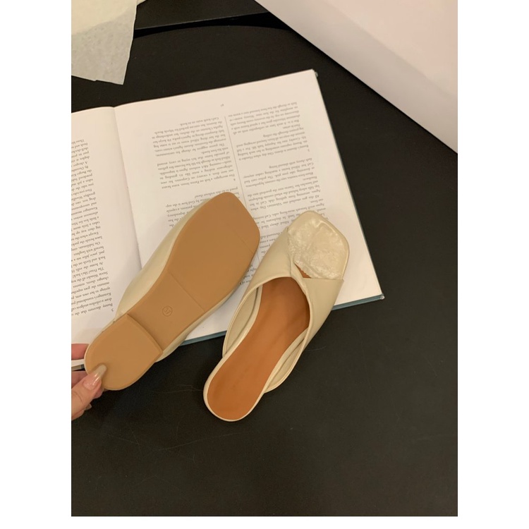 Giày Sandal Đế Mềm Mũi Vuông Thời Trang Dành Cho Nữ