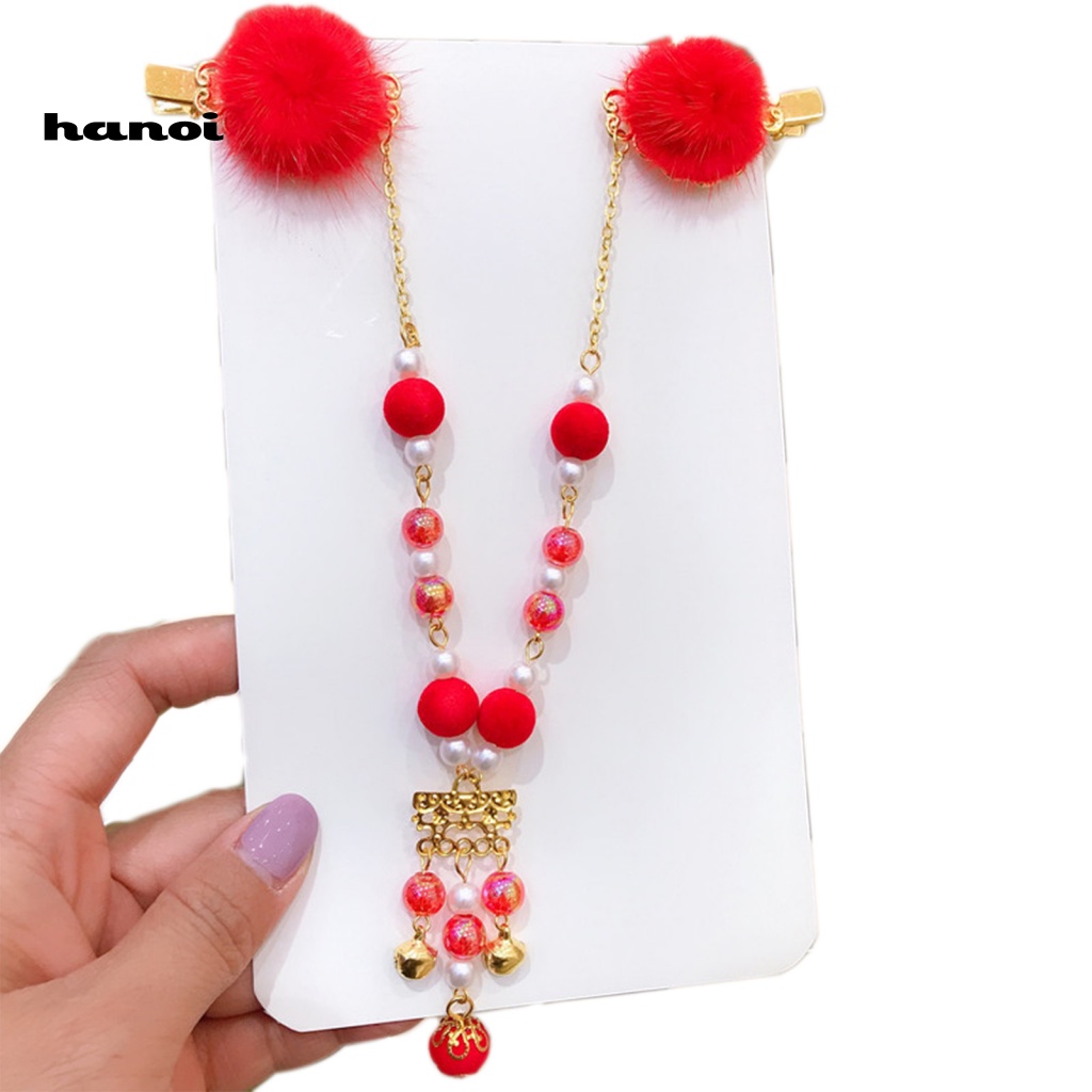 Cài Tóc Chuỗi Hạt Phong Cách Trung Hoa Cho Bé Gái