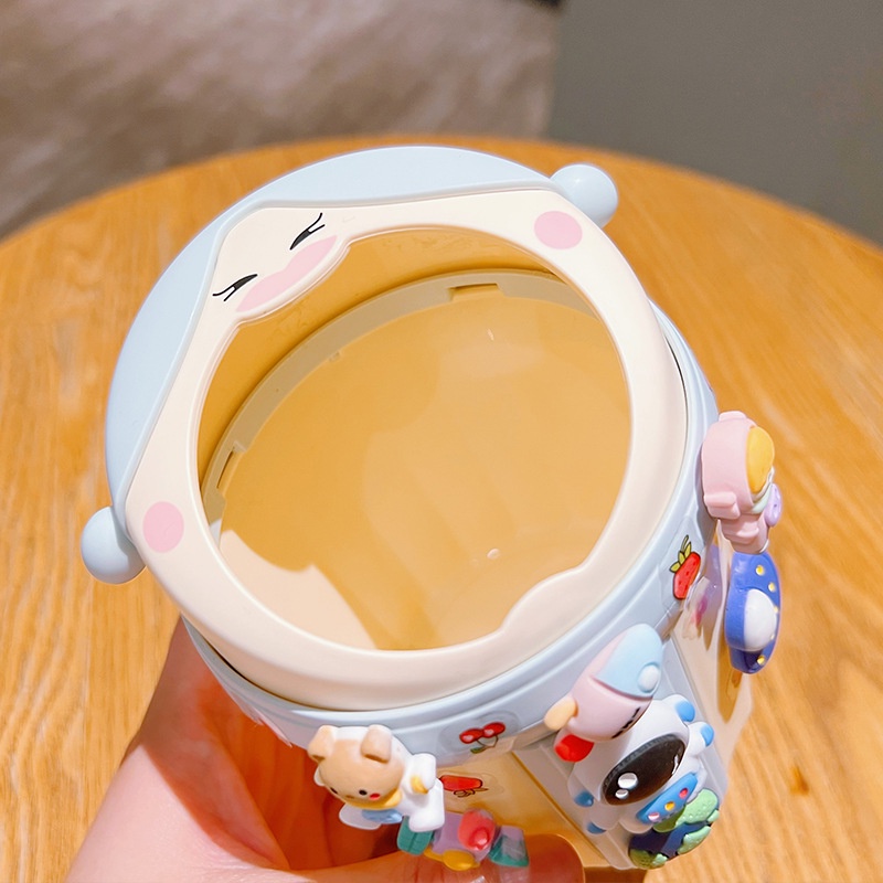 Ống Đựng Bút Để Bàn Họa Tiết Hoạt Hình Dễ Thương Cho Học Sinh