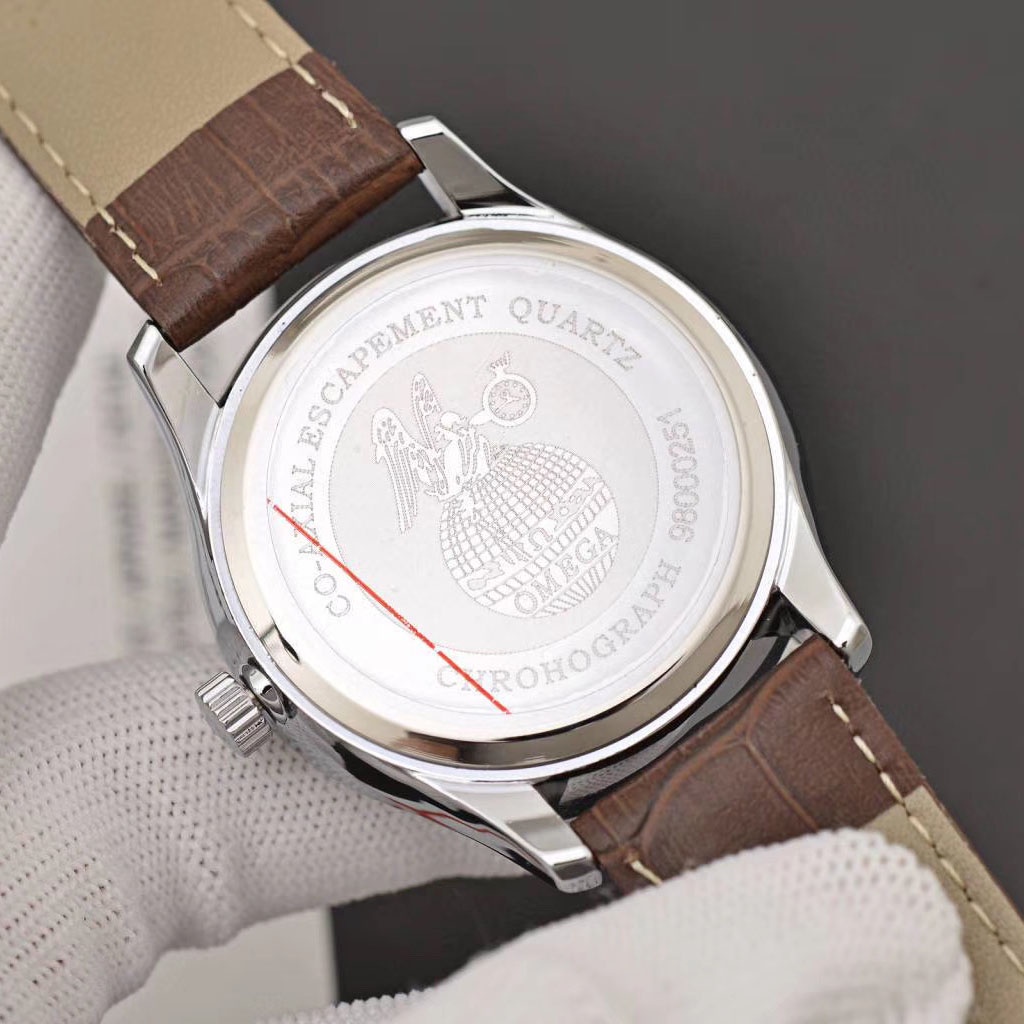 Đồng Hồ Quartz Nam Hiển Thị Ngày Với Dây Đeo Da OGA