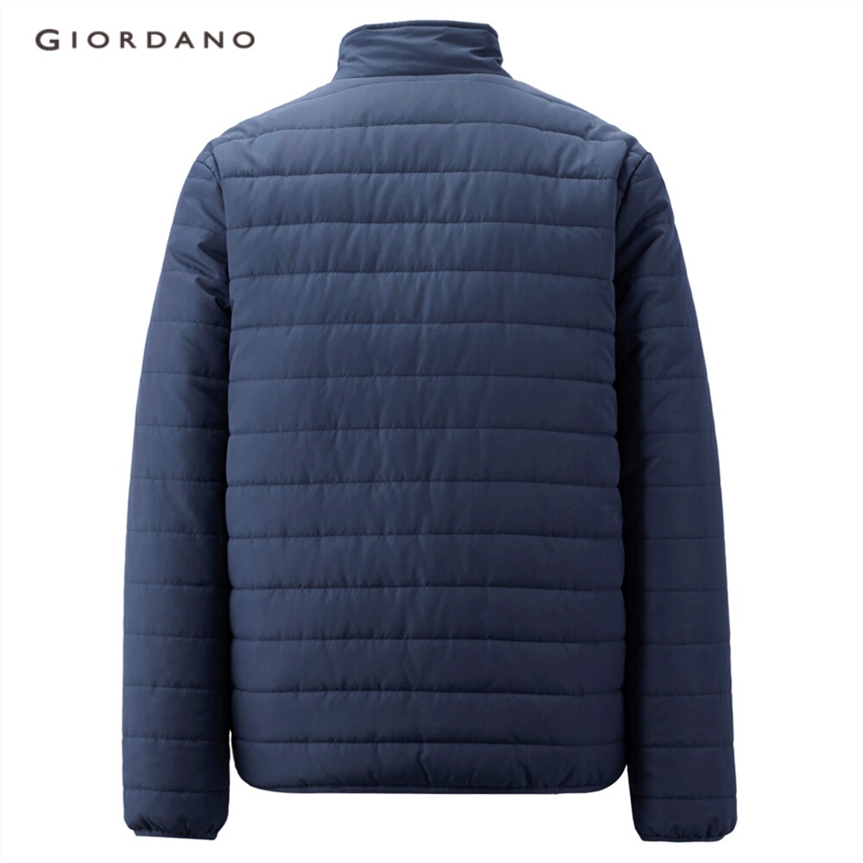 Áo khoác nam GIORDANO 13072816 có đệm cổ đứng màu trơn nhiều túi