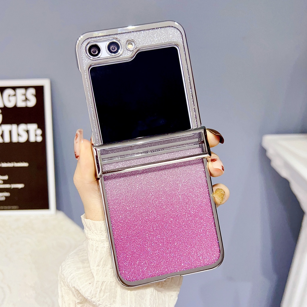 Ốp Điện Thoại Silicone Mềm Trong Suốt Chống Sốc Cho Samsung Galaxy Z Flip 5 4 3 Flip5 Flip4 Flip3 5G