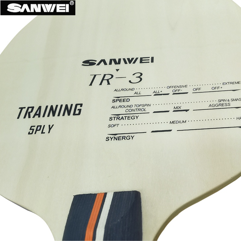Sanwei Lưỡi Chơi Bóng Bàn 5 Lưỡi Dao tr-3 Bằng Gỗ + 2 Lưỡi Dao Điều Khiển Tốt loki rxton 1 Lưỡi