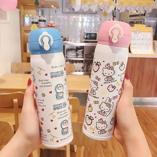 [ HCM ] Bình giữ nhiệt hello kitty doremon 500ml ( doraemon )