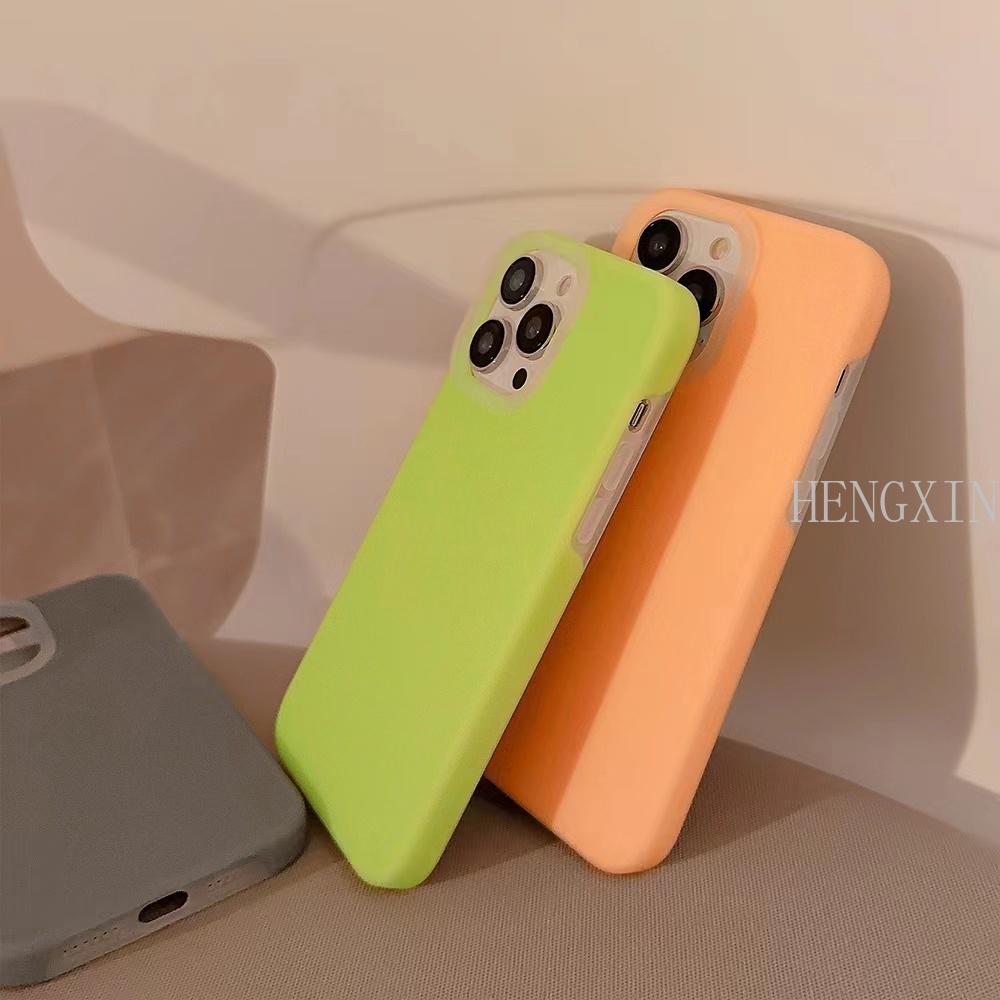 Ốp Điện Thoại silicone Mềm Màu Trơn Chống Rơi Cho iphone 14 promax 11 12 13 15 pro max