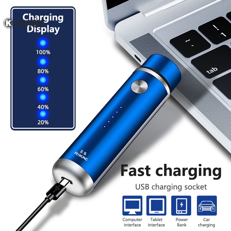 Kuzhen Máy Cạo Râu mini Toàn Thân Sạc usb Cho Nam