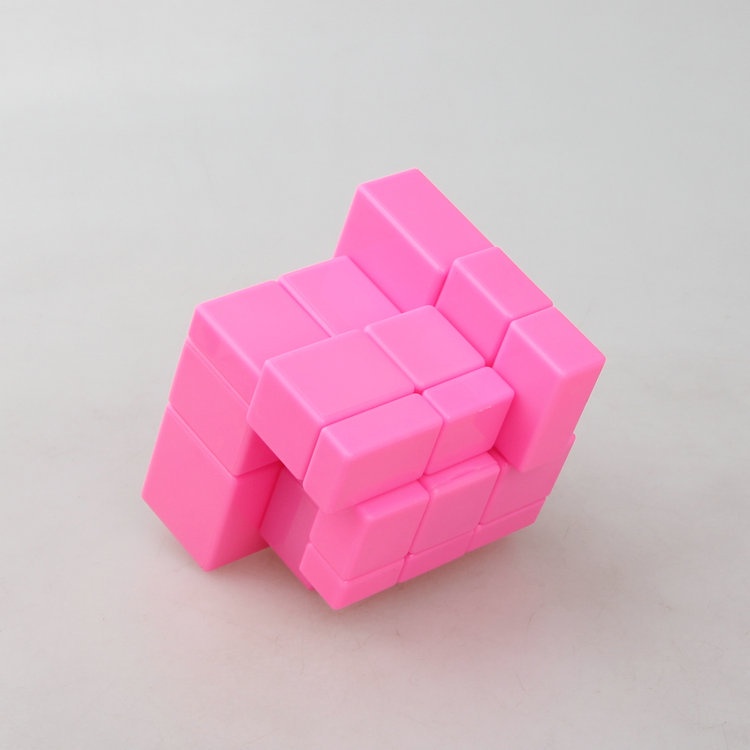 Khối Rubik 3 X3 3x3 Mặt Gương Màu Hồng