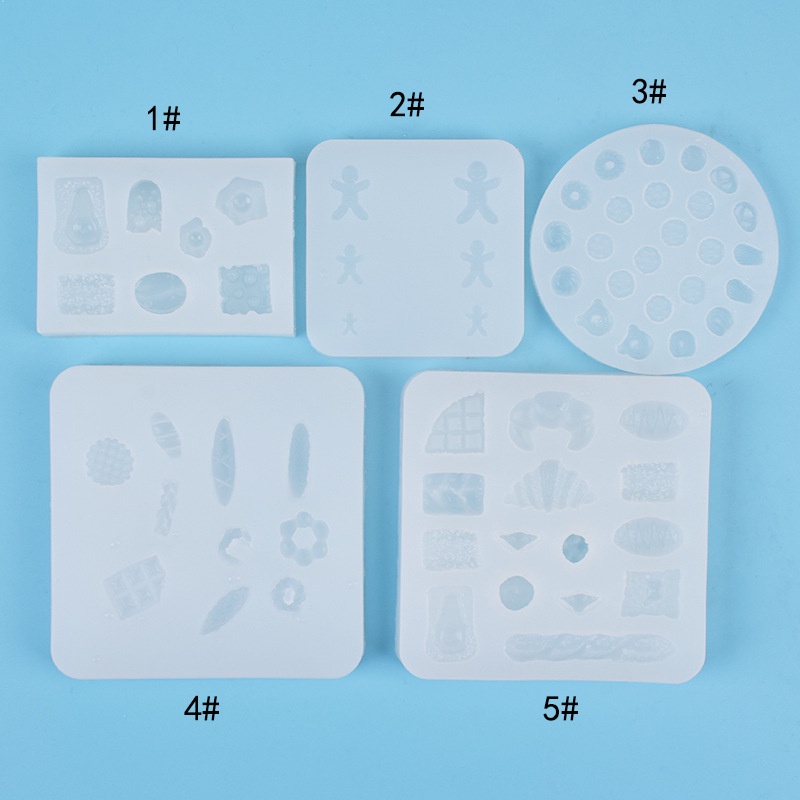 Khuôn Silicone Làm Bánh Donut / Bánh Waffle / Sừng Bò Mini DIY