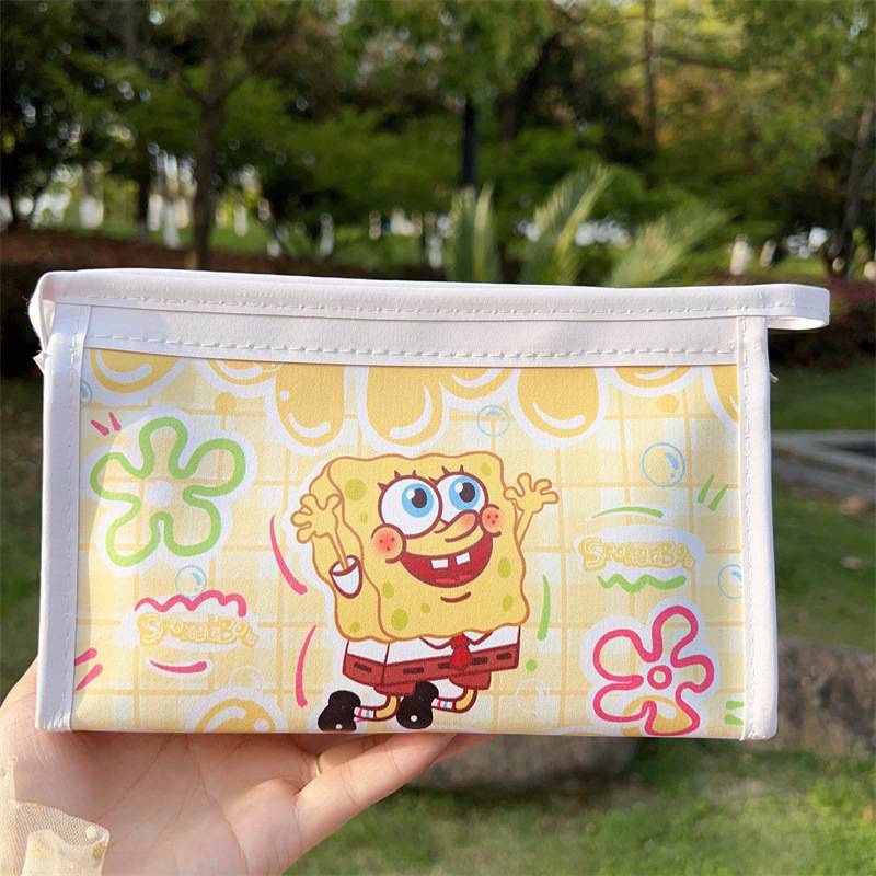 Lotso Túi Đựng Bút Chống Thấm Nước Sức Chứa Lớn Họa Tiết Hình Gấu / Dâu Tây / Doremon / Ngôi Sao