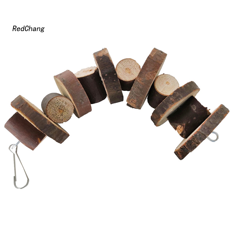 Đồ Chơi Nhai Gặm Bằng Gỗ Treo Lồng Chim Vẹt / Chuột Hamster