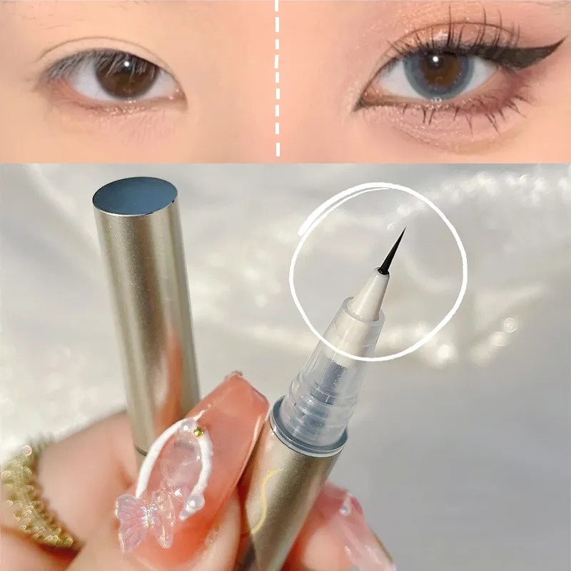 Bút Kẻ Mắt / Bút Kẻ Lông Mi Dưới Siêu Mịn Chống Nước Lâu Trôi Mau Khô