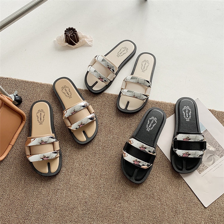 ZTAIXIELUA Dép Quai Ngang Khóa Vuông Thời Trang Mùa Hè Dành Cho Nữ