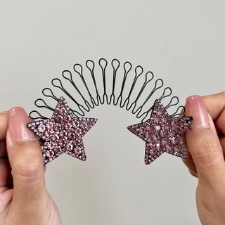 Lược Cài Tóc Hình Ngôi Sao Đính Đá