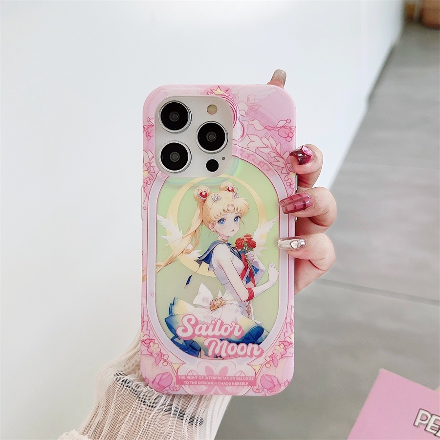 Ốp Điện Thoại Cứng Hình Thủy Thủ Mặt Trăng Cho iphone 15 pro max iphone 14 pro max iphone 13 pro max iphone 12 pro max iphone 11