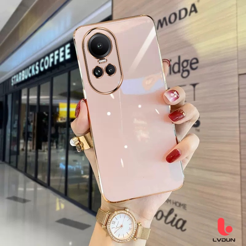 Ốp Điện Thoại Cho OPPO Reno10 5G Reno 10Pro 5G Bảo vệ tay áo mềm tay áo mạ OPPO Reno 10 5G Reno 10Pro 5G 2B-ZB