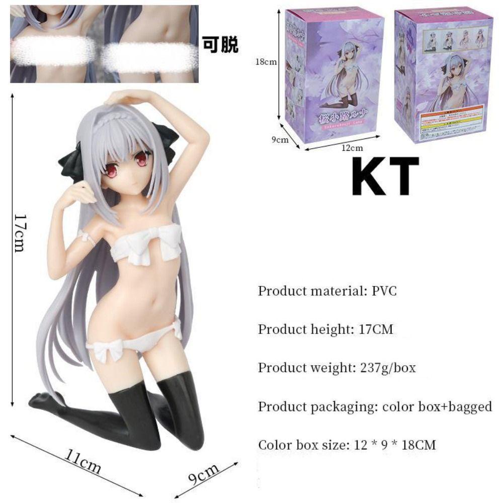 Mô Hình Nhân Vật Nữ Anime 17cm Bằng PVC Xinh Xắn